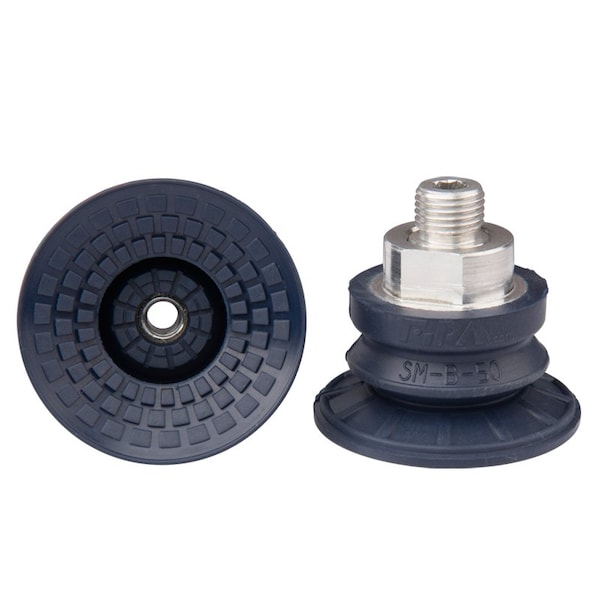 Fipa Bellows vacuum cup diam. 52 mm, NBR blue, fitting G1/4-male 22.050.183.1 - main